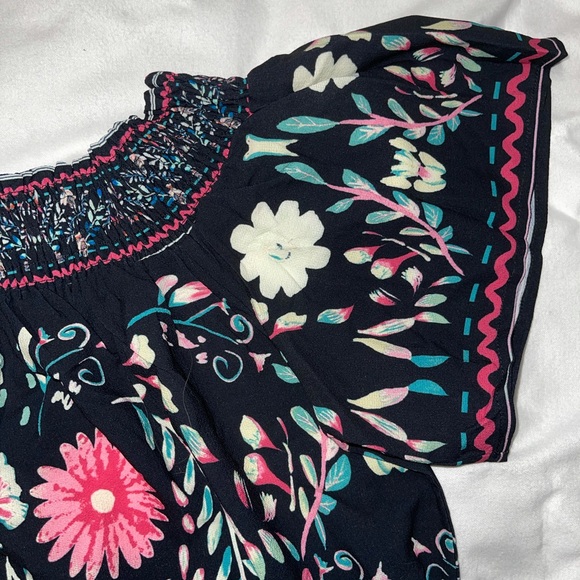 Plus! Black Floral Shift Top - Picture 5 of 9